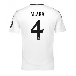 Real Madrid David Alaba #4 Hemmatröja 2024-25 Kortärmad